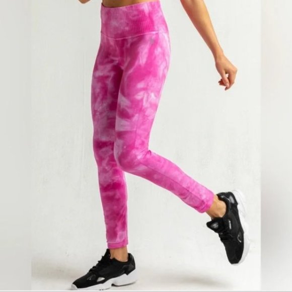 NWT Free People Movement Good Karma Tie Dye Leggings in XS/S & M/L - Picture 2 of 10